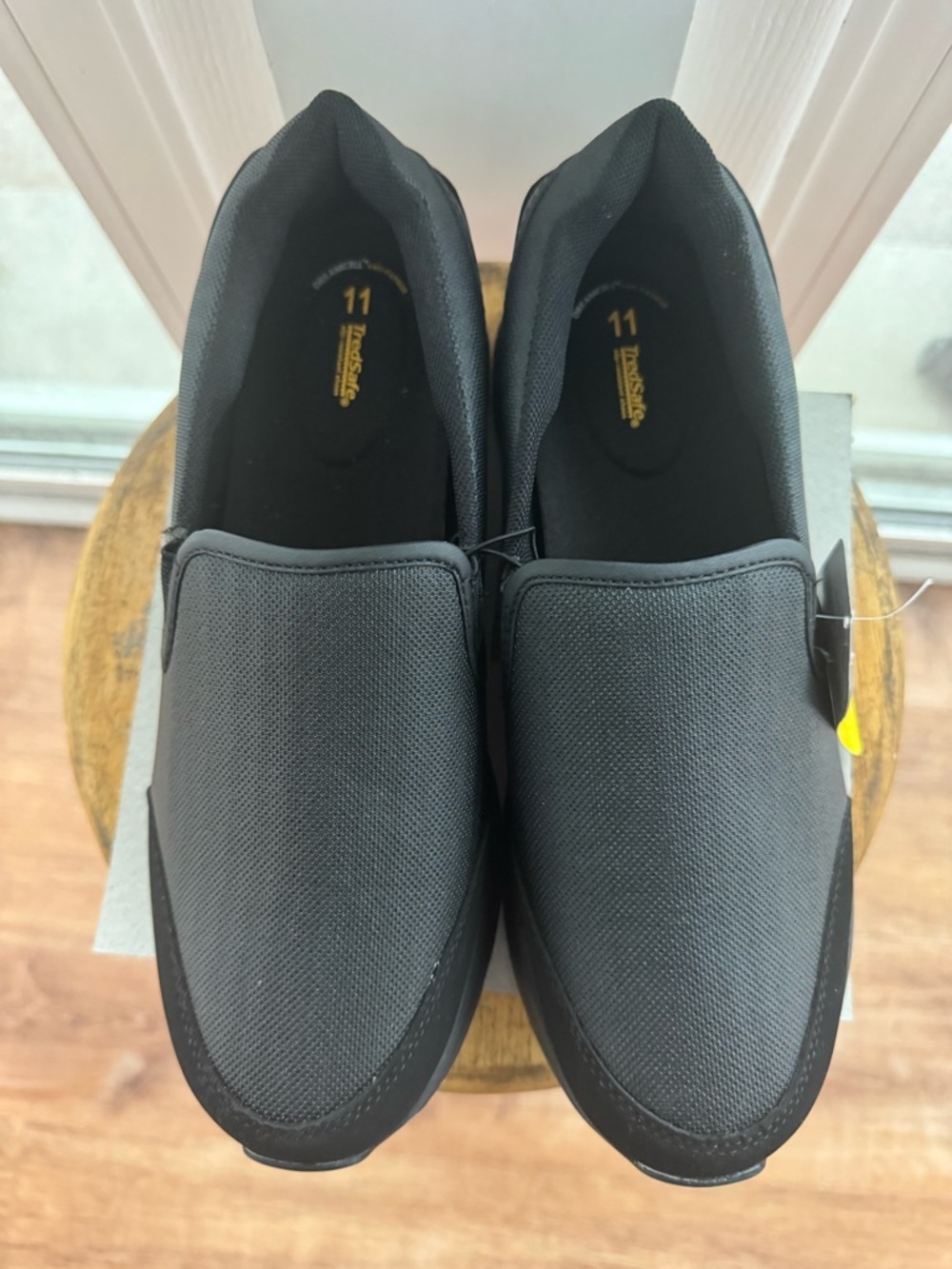 TredSafe Women's Sara II Slip-On Shoes Size 11 Black Slip-Resistant NWT - Picture 4 of 10
